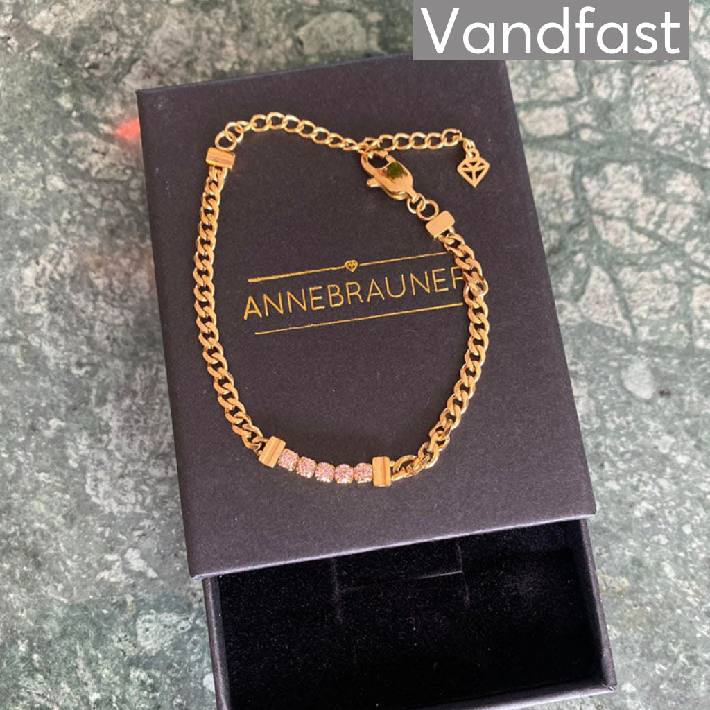 Annebrauner Panzer Tennis Morgantite Bracelet