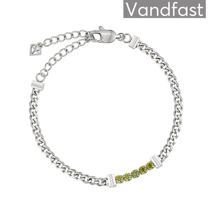 Annebrauner Panzer Tennis Peridot Bracelet