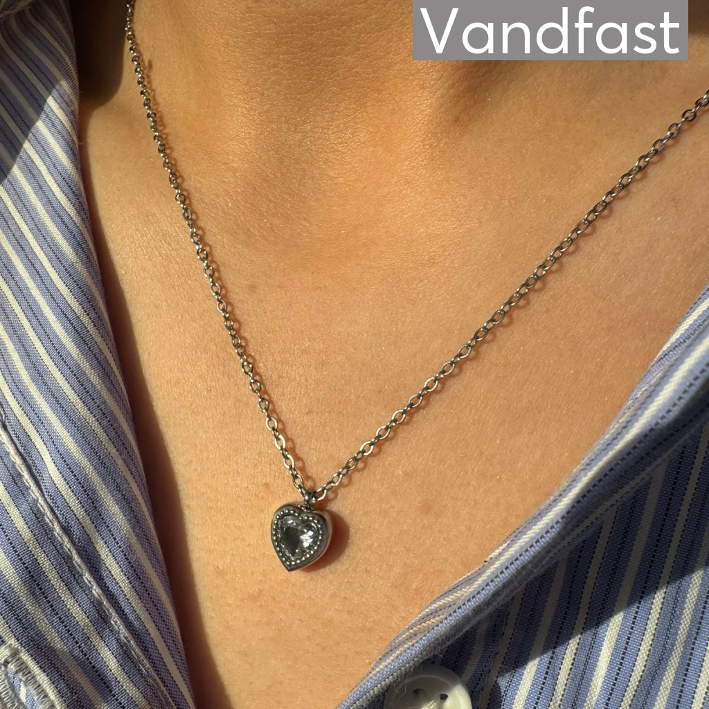 Annebrauner Passion Heart Necklace Clear