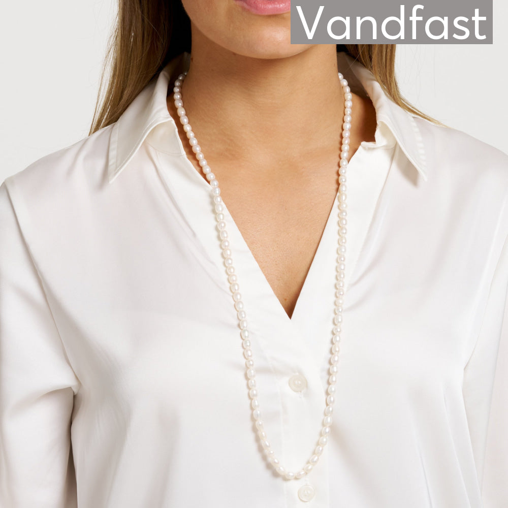 ANNEBRAUNER Pearl 80 cm Halskæde 18K Guldbelagt