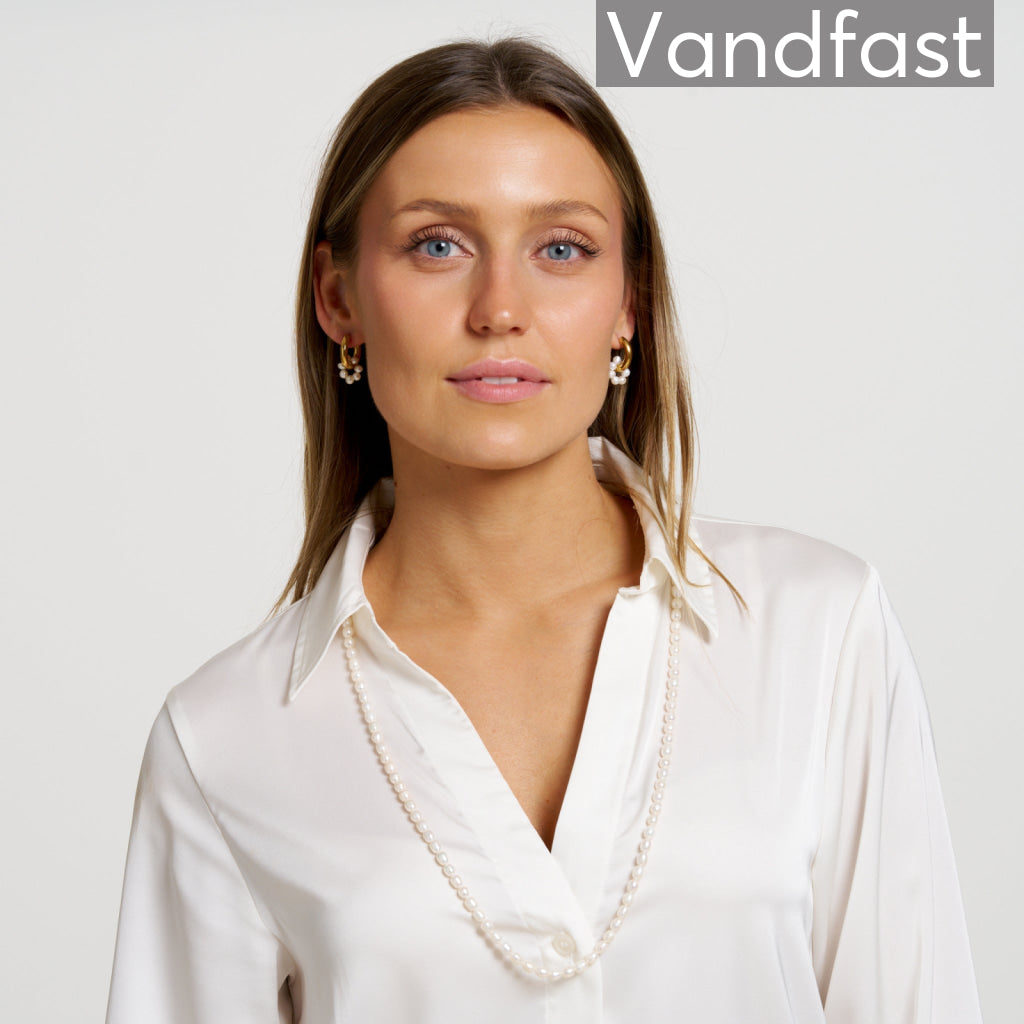 ANNEBRAUNER Pearl 80 cm Halskæde 18K Guldbelagt