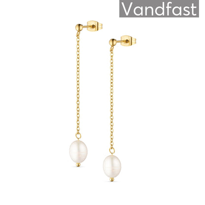 Annebrauner Pearl Chain Earrings