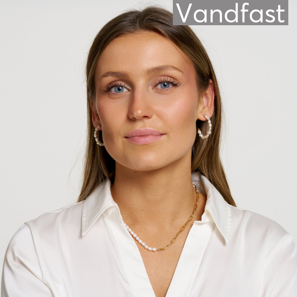 ANNEBRAUNER Pearl Chain Halskæde 18K Guldbelagt