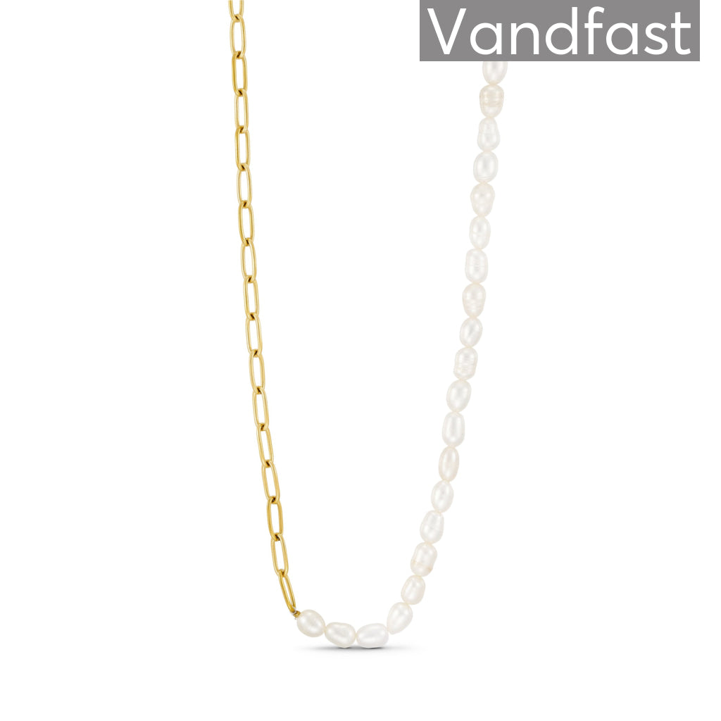 Annebrauner Pearl Chain Necklace