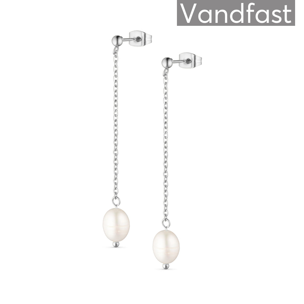 Annebrauner Pearl Chain Earrings