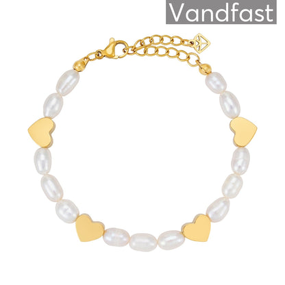 ANNEBRAUNER Pearl Love Armbånd 18K Guldbelagt - Armbånd