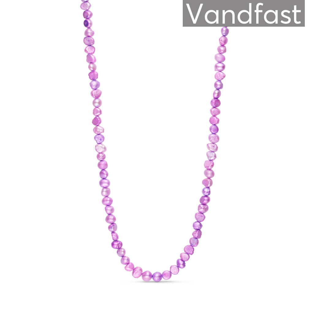 ANNEBRAUNER Pearl Purple Halskæde 18K Guldbelagt