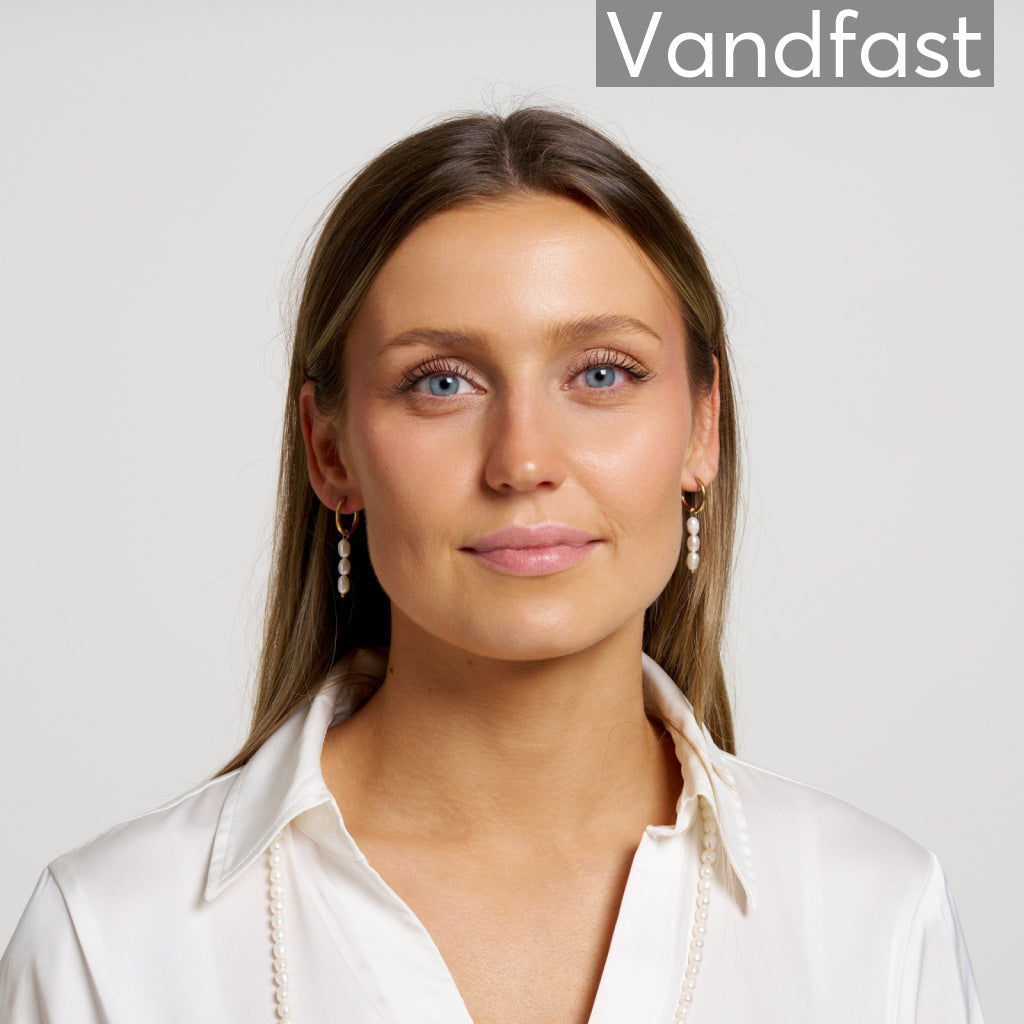 ANNEBRAUNER Pearl Triple Creole Øreringe 18K Guldbelagt