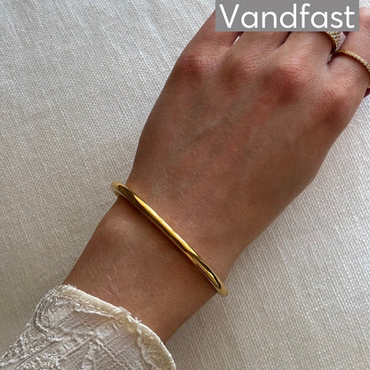 ANNEBRAUNER Plain Bangle Armbånd 18K Guldbelagt - Armbånd