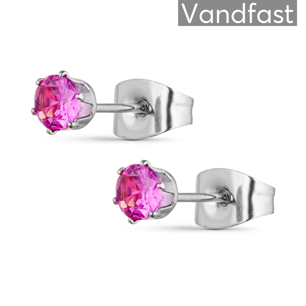ANNEBRAUNER Princess 4mm Rose Øreringe