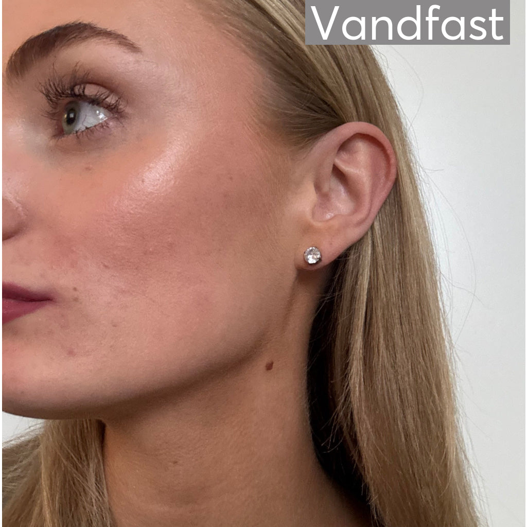ANNEBRAUNER Princess 6 mm Clear Øreringe - Ørering