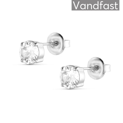 ANNEBRAUNER Princess 6 mm Clear Øreringe - Ørering