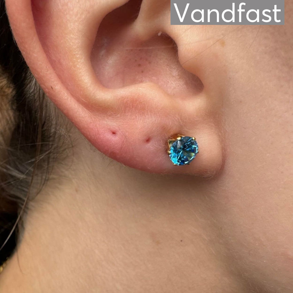 Annebrauner Princess 6Mm Earrings L-Sapphire