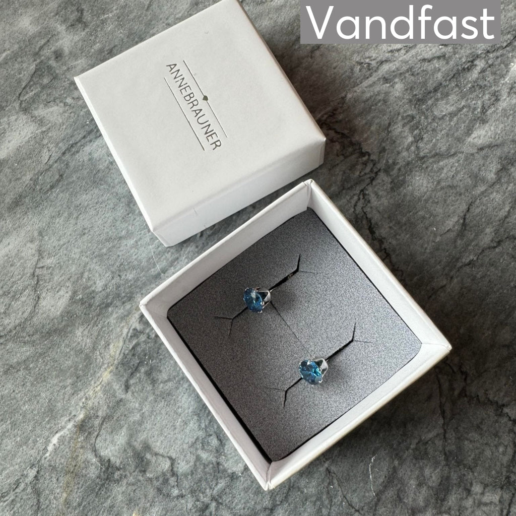 Annebrauner Princess 6Mm Earrings L-Sapphire