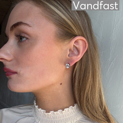 ANNEBRAUNER Princess 8 mm Clear Øreringe - Ørering