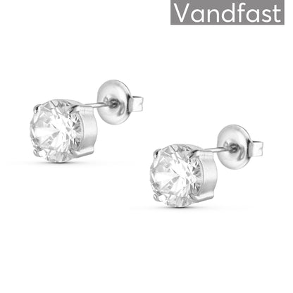 ANNEBRAUNER Princess 8 mm Clear Øreringe - Ørering