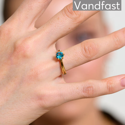 Annebrauner Princess Ring Aqua Blue