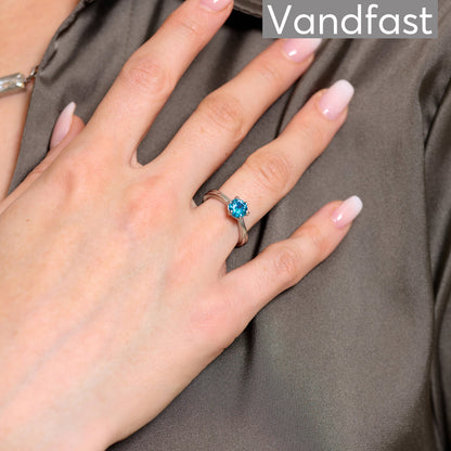 Annebrauner Princess Ring Aqua Blue