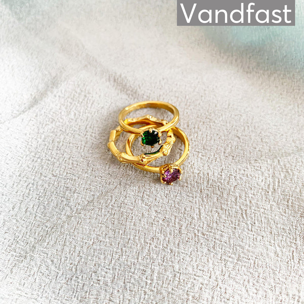 Annebrauner Princess Ring Jade Green