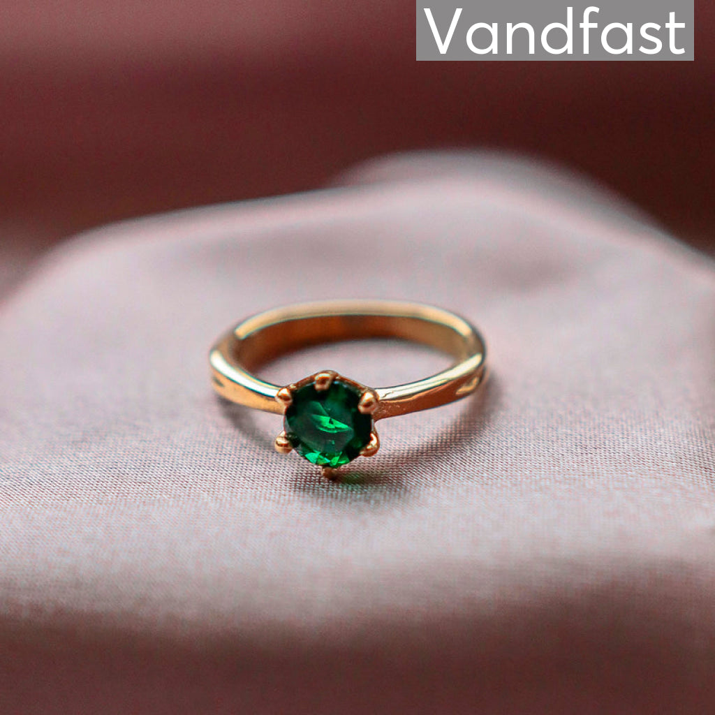 Annebrauner Princess Ring Jade Green