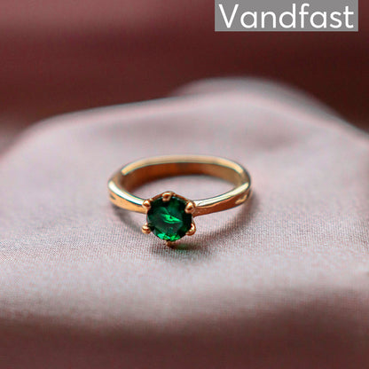 Annebrauner Princess Ring Jade Green