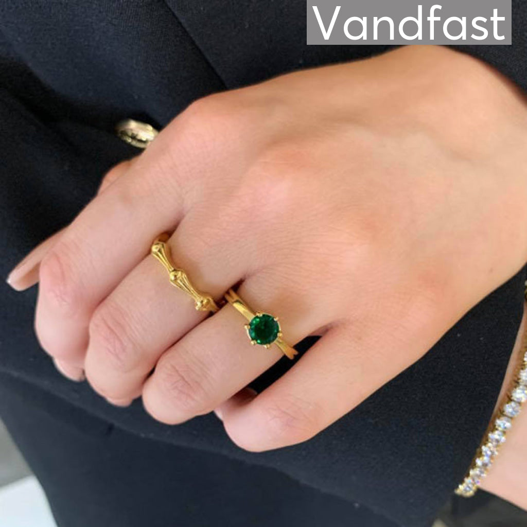 Annebrauner Princess Ring Jade Green
