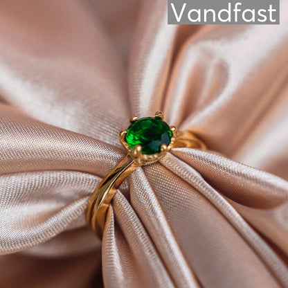 Annebrauner Princess Ring Jade Green