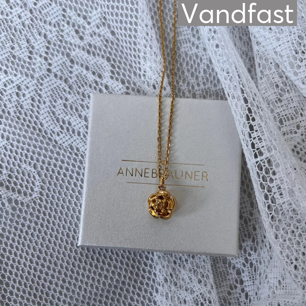 ANNEBRAUNER Rose Halskæde 18K Guldbelagt