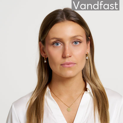 ANNEBRAUNER Round Texture Halskæde 18K Guldbelagt