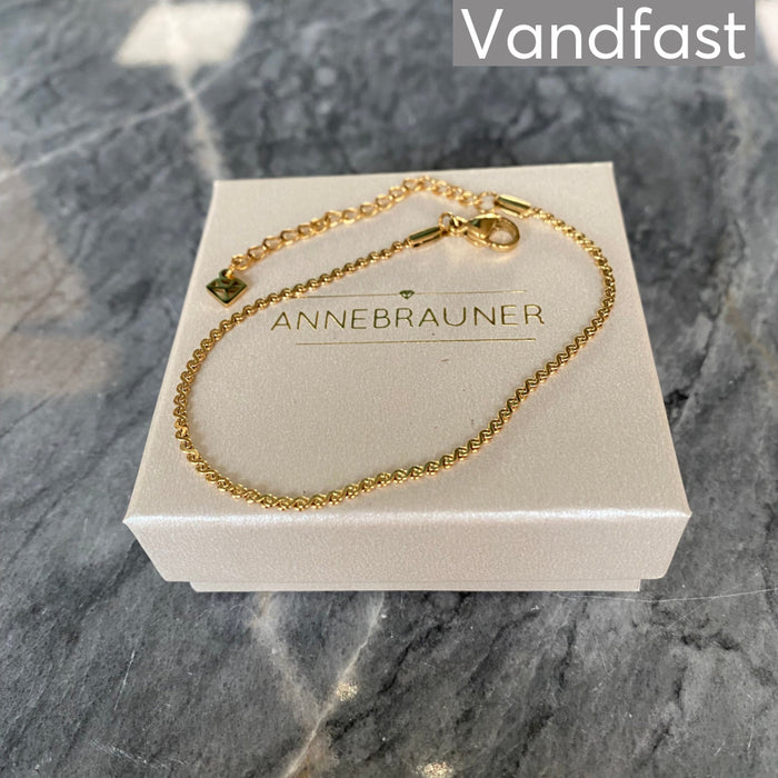 ANNEBRAUNER S-Shape Armbånd 18K Guldbelagt