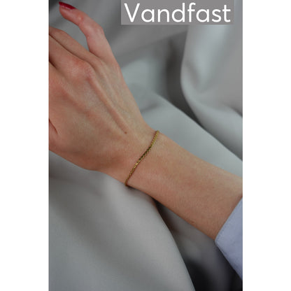 ANNEBRAUNER S-Shape Armbånd 18K Guldbelagt