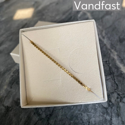 ANNEBRAUNER S-Shape Halskæde 18K Guldbelagt