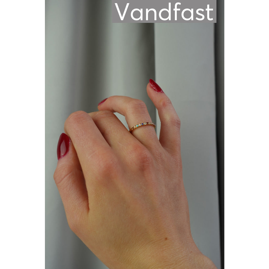 ANNEBRAUNER Side Ring Multicolor Ring 18K Guldbelagt Ring