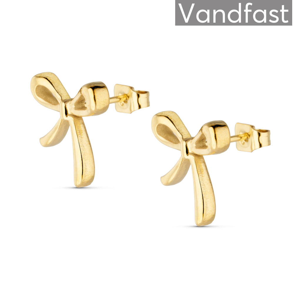 ANNEBRAUNER Silk Bow Øreringe 18K Guldbelagt - Ørering