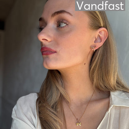 ANNEBRAUNER Silk Bow Øreringe 18K Guldbelagt - Ørering