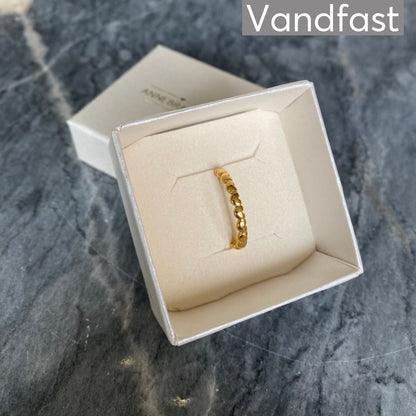 ANNEBRAUNER Simple Heart Ring 18K Guldbelagt