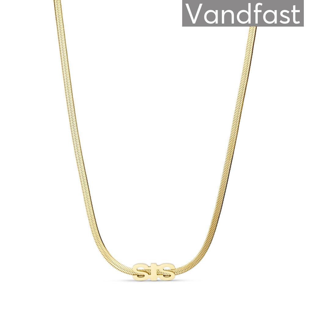 ANNEBRAUNER SIS Snake Halskæde 18K Guldbelagt