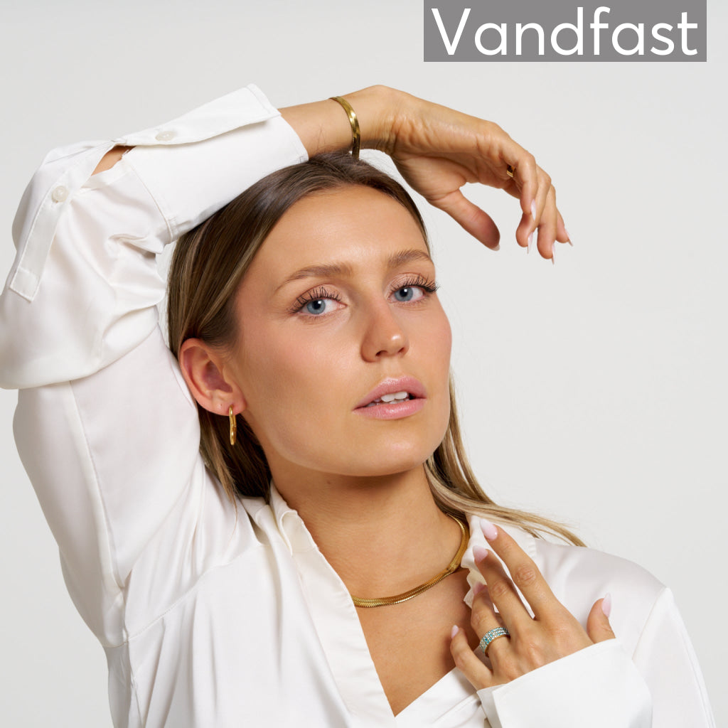 ANNEBRAUNER Snake 6 mm Halskæde 18K Guldbelagt