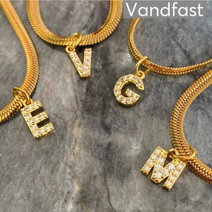 Annebrauner Snake Letter Necklace