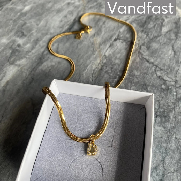 Annebrauner Snake Letter Necklace D