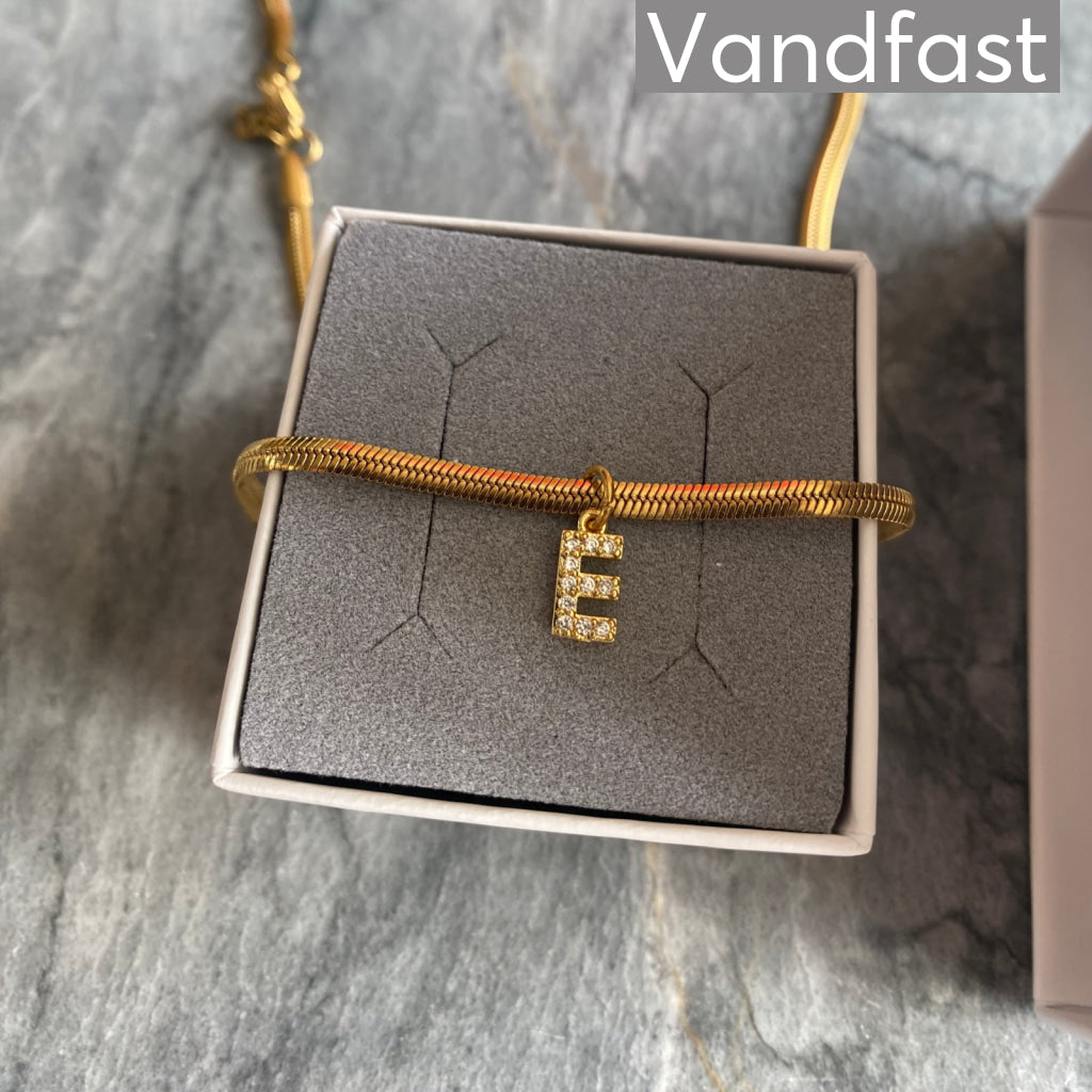 Annebrauner Snake Letter Necklace E