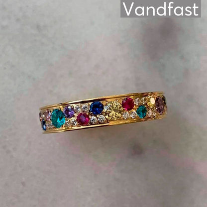 Annebrauner Multicolor Sparkling Ring