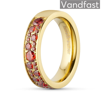 ANNEBRAUNER Sparkling Ring Rød
