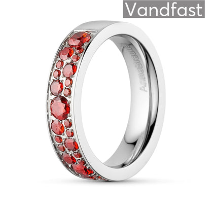 ANNEBRAUNER Sparkling Ring Rød