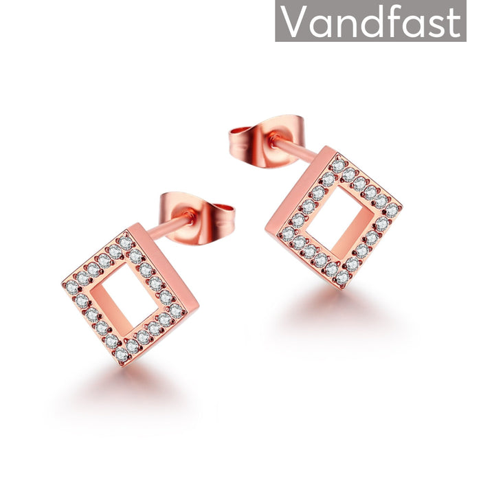 Annebrauner Square Open Rose/White Ørering