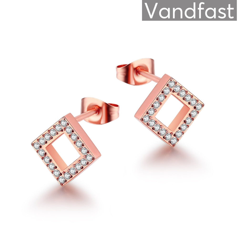 Annebrauner Square Open Rose/White Ørering