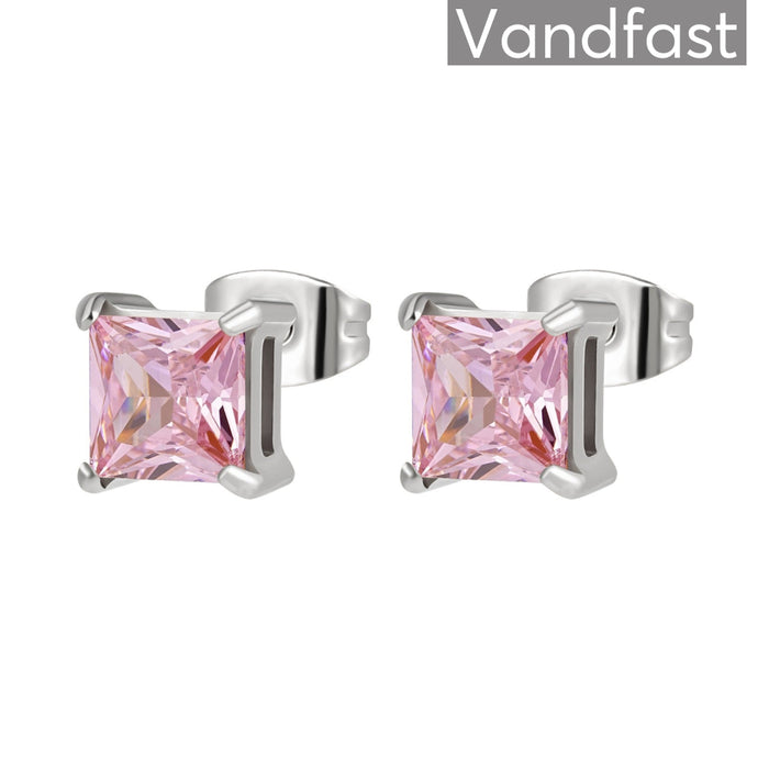 ANNEBRAUNER Square Pink Earrings