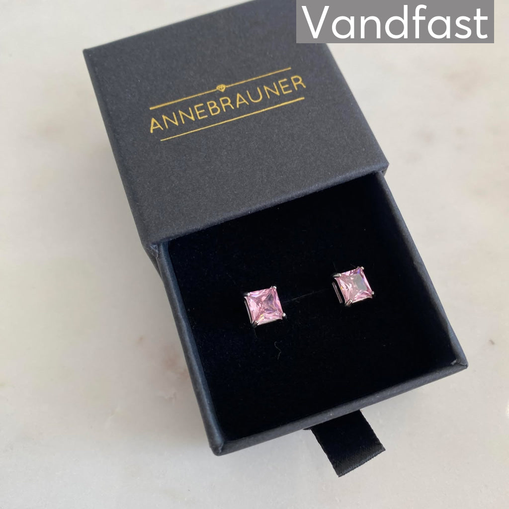 ANNEBRAUNER Square Pink Earrings