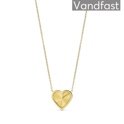 ANNEBRAUNER Sun Burst Heart Necklace