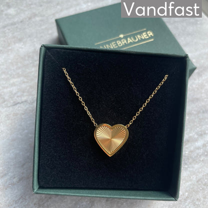ANNEBRAUNER Sun Burst Heart Necklace